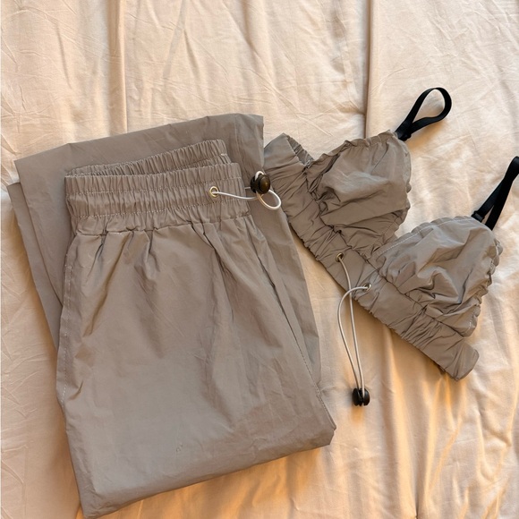 Reflective Two-Piece Pants Set - Picture 2 of 7